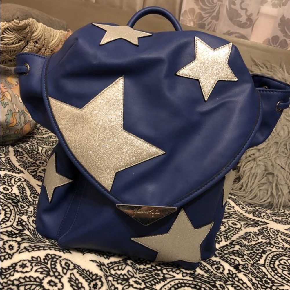 Blue/ Silver Stars Kendall & Kylie Backpack